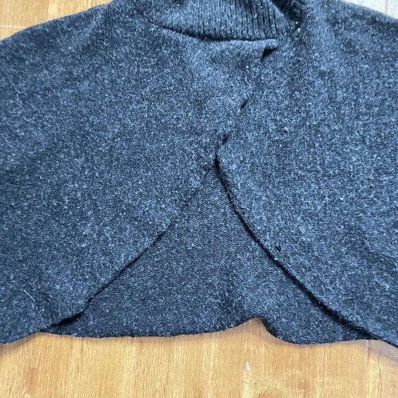 one x oneteaspoon pullover cross back knit long sleeve gray top size medium m - Picture 6 of 10